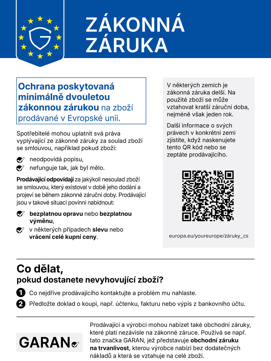 Zákonná záruka shody