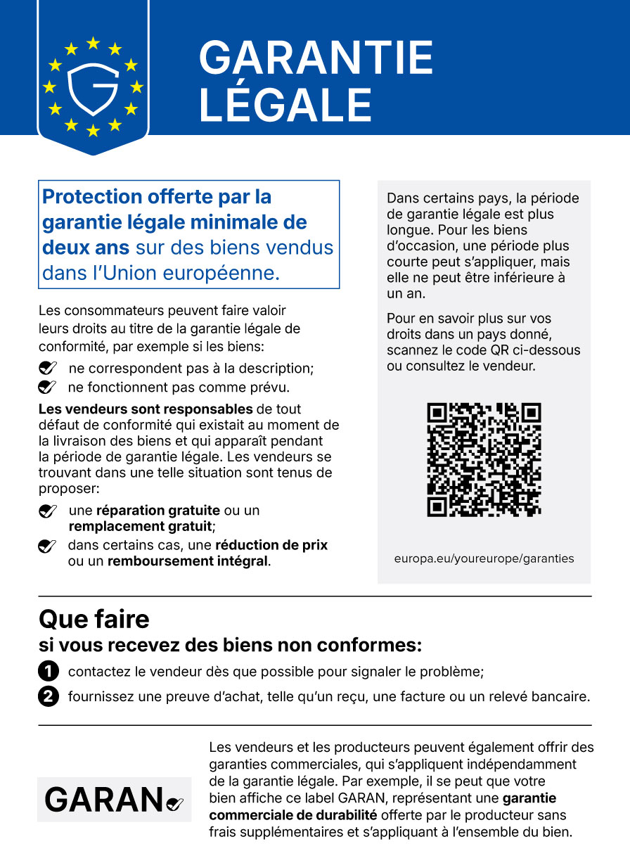 Garantie légale de conformité